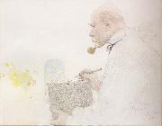Carl Larsson, Self-Portrait